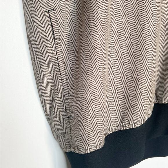 Zero Restriction Golf Outerwear Chevron Pullover Vest Shirt Beige Tan Black - Picture 4 of 12